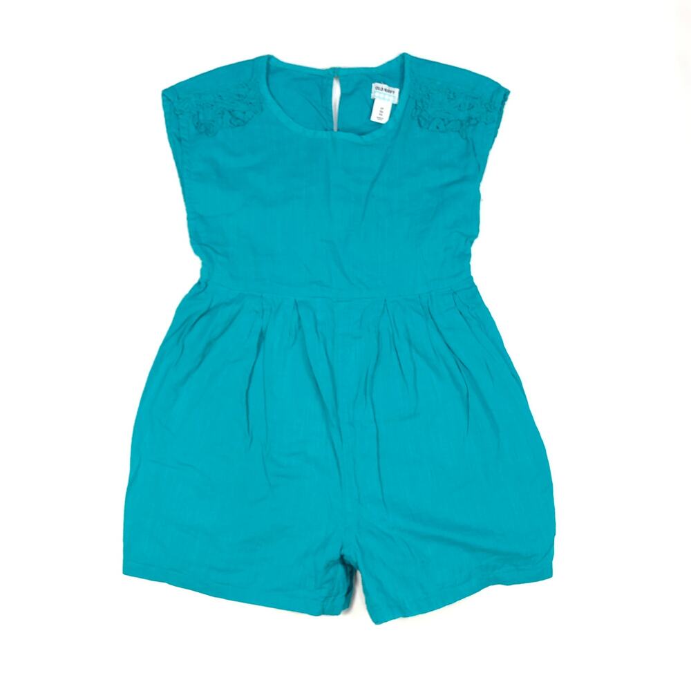 OLD NAVY LINEN GIRLS ROMPER SIZE 4/5